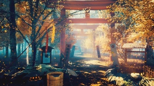 秋天的神社