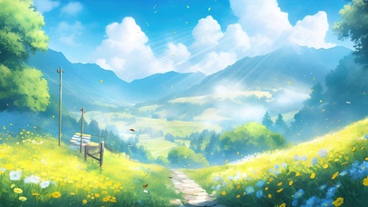 绿色清新风景壁纸