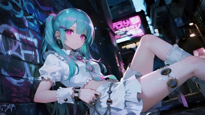 可爱电影长腿女孩