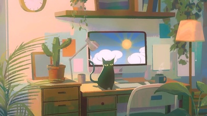 打瞌睡的猫眯