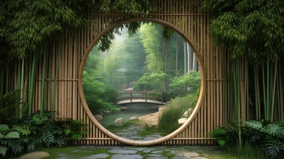 竹林幽径