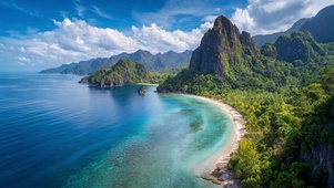 美丽的海岸风景