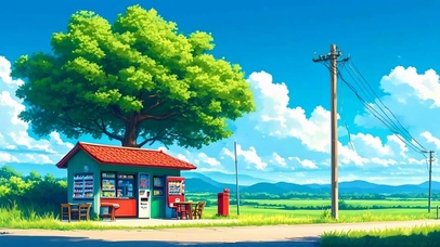 清新乡村便利店