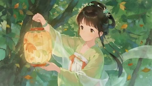 翠林执灯
