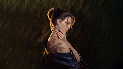 性感纹身美女萝莉女神