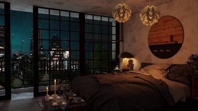 伦敦雨夜豪华公寓