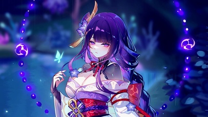 雷电将军无刀-画师：sheya