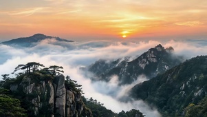 唯美的黄山