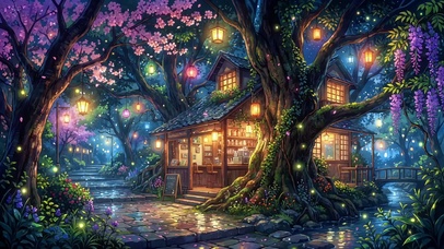 萤火与暖灯
