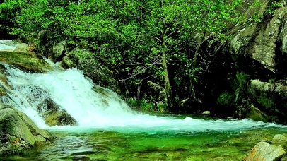 护眼治愈流水4K