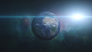太空中的地球