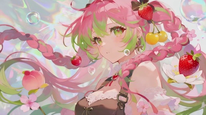 治愈水果风女孩