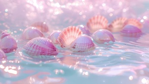 粉色浪漫贝壳
