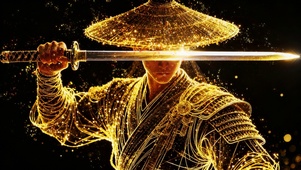 横持长刀的侠客