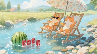 夏日溪流度假局