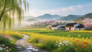 春天的乡村