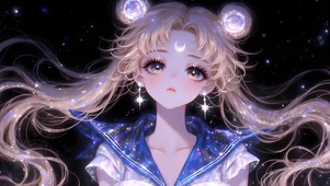 熠熠生辉的美少女