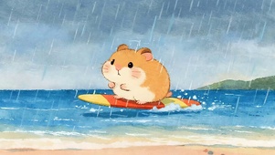 雨天松鼠