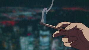 伤感动漫雨滴屏