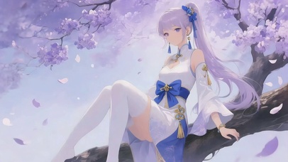 神里绫华・樱林的治愈瞬间