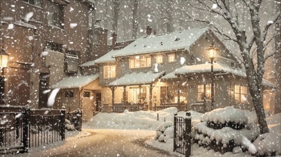 【雪景】小镇雪景