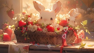 兔子花篮