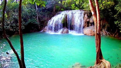 4K唯美山间小溪