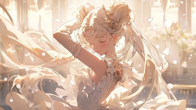 月野兔 金色梦幻