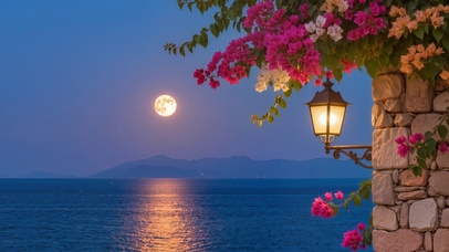 蓝色神秘大海
