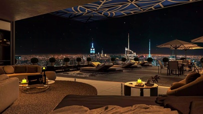 纽约豪华公寓天台