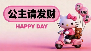 公主请好运暴富发财