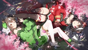 雨中美少女