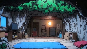 山洞绿景