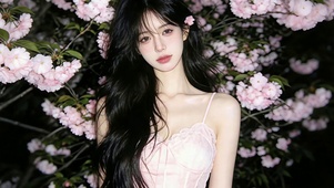 花间纯欲吊带女孩