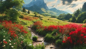 唯美草地