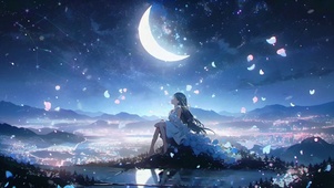 月下女孩