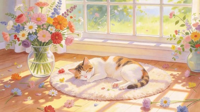 睡着猫咪