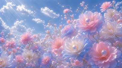 珍珠花海