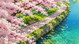 樱花湖畔