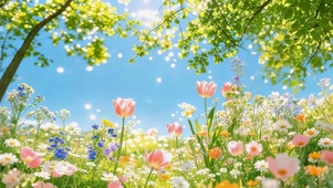 林间晴日花境