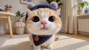 软萌可爱大眼橘猫