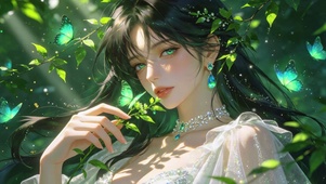 治愈引蝶美女