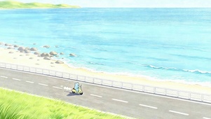 海边骑行