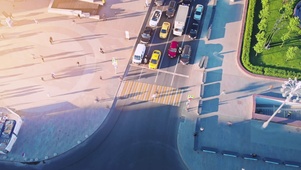 4K 高清 莫斯科十字路口