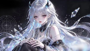 唯美星空冰域魔女