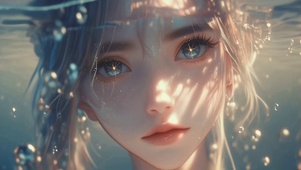 水下美少女