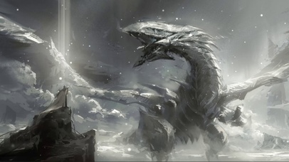 宇宙炫酷远古巨龙桌面主题