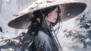 4K 古风女孩