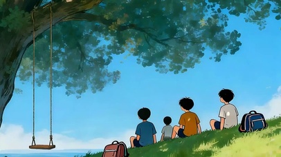 童年时光带鱼屏