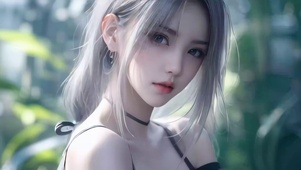 户外美女